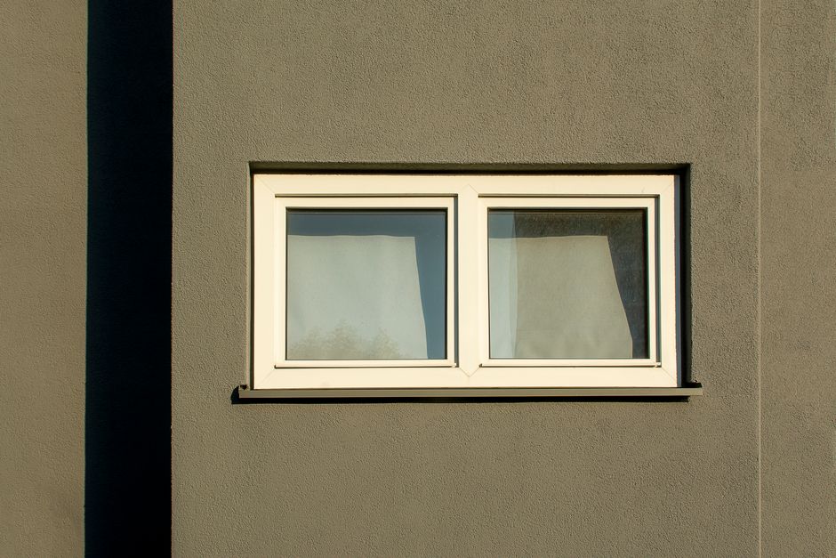Clean white vinyl window frame showing durability and modern style